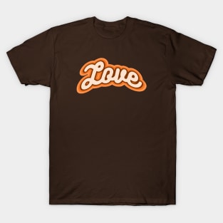 Retro vintage love T-Shirt